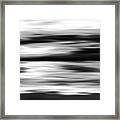 Black And White Abstract Painting Framed Print