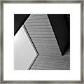 Black And White Geometric Architectural Abstract 2 Framed Print