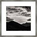 Black And White Sunrise Framed Print