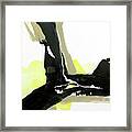 Black And Yellow 5 Framed Print