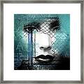 Black Lips Behind The Fence Framed Print