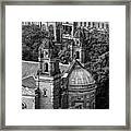 Black White Church Scotland Edinburgh Scotland Framed Print