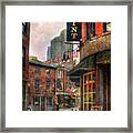 Blackstone Square - Union Oyster House - Boston Framed Print