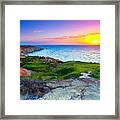Blanche Point Sunset Framed Print