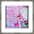 Blessed Are You Framed Print