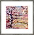 Bloom In Gold Framed Print