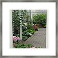 Blooming Conservatory Framed Print