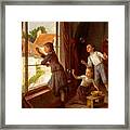 Blowing Bubbles Framed Print