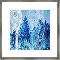 Blue Abstract Two Framed Print