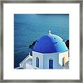 Blue Dome Framed Print