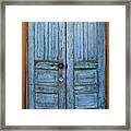 Blue Doors I Framed Print