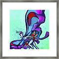 Blue Faerie Framed Print