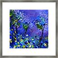 Blue Flowers 567160 Framed Print