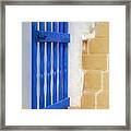 Blue Gate Framed Print