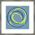 Blue Green 1 Framed Print