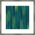 Blue Green Abstract 1 Framed Print