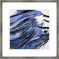 Blue Mark Framed Print