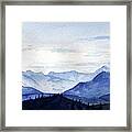 Blue Mountains Framed Print
