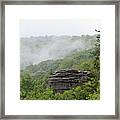 Blue Ridge Parkway Stack Rock Overlook Framed Print