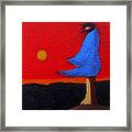 Blue Robe Framed Print