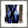 Blue Vase Framed Print