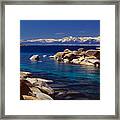 Blue Water Lake Tahoe Framed Print