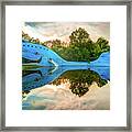 Blue Whale Of Route 66 - Catoosa Oklahoma Framed Print