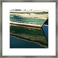 Boat Reflection Framed Print