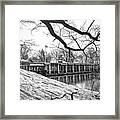 Boathouse Central Park Framed Print