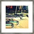 Boats Ashore Framed Print