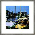 Boats In Harbor - 003 Framed Print