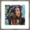 Bob Marley Portrait Framed Print