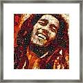 Bob Marley Vegged Out Framed Print