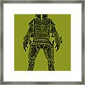 Boba Fett - Star Wars Art, Green Framed Print