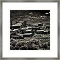 Bodie Ghost Town Stamping Mill Framed Print