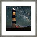 Bodie Lighthouse Milky Way Framed Print