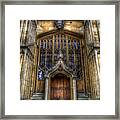 Bodleian Library Door - Oxford Framed Print