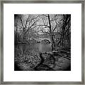 Boiling Springs Stone Bridge Framed Print