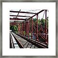 Bollman Truss Bridge At Savage Maryland Framed Print