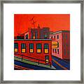 Boonton Diner Framed Print