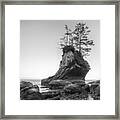 Boot Rock Framed Print