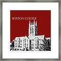 Boston College - Maroon Framed Print