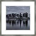 Boston In Monochrome Framed Print