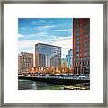 Boston Seaport Framed Print