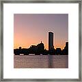 Boston Skyline Framed Print