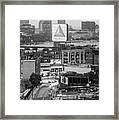 Boston Skyline Photo With The Citgo Sign Framed Print