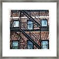 Boston Stairs Framed Print
