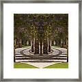 Botanical Garden Walkway Fantasy - Naples,  Florida Framed Print
