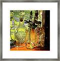 Bottles Framed Print