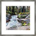 Boulder Creek Falls Framed Print